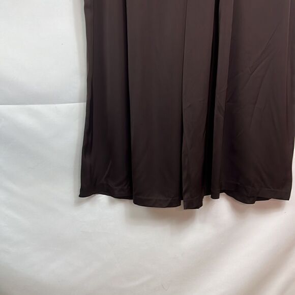Vince Satin Pleated Cropped wide Leg Pants size 24plus. NWOT - Picture 7 of 14